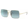 Ray-Ban RB1971-001-3M Square 1971 Sonnenbrille Goldrahmen Classic G-15 Grüne Gläser 54mm
