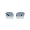 Ray-Ban RB1971-91493F Square 1971 Classic Sonnenbrille Gold Hellblau Verlauf 54mm