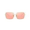 Ray-Ban RB1971 Square 1971 Classic Sonnenbrille Gold Pink-Brown Gradient 54mm