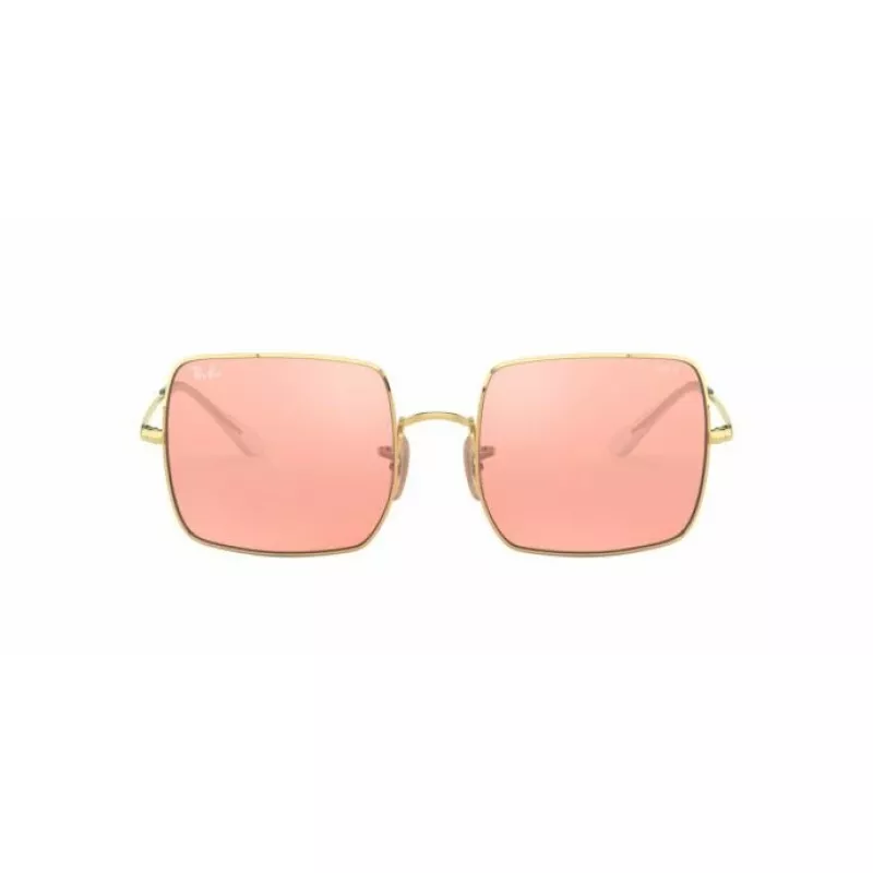 Ray-Ban RB1971 Square 1971 Classic Sonnenbrille Gold Pink-Brown Gradient 54mm