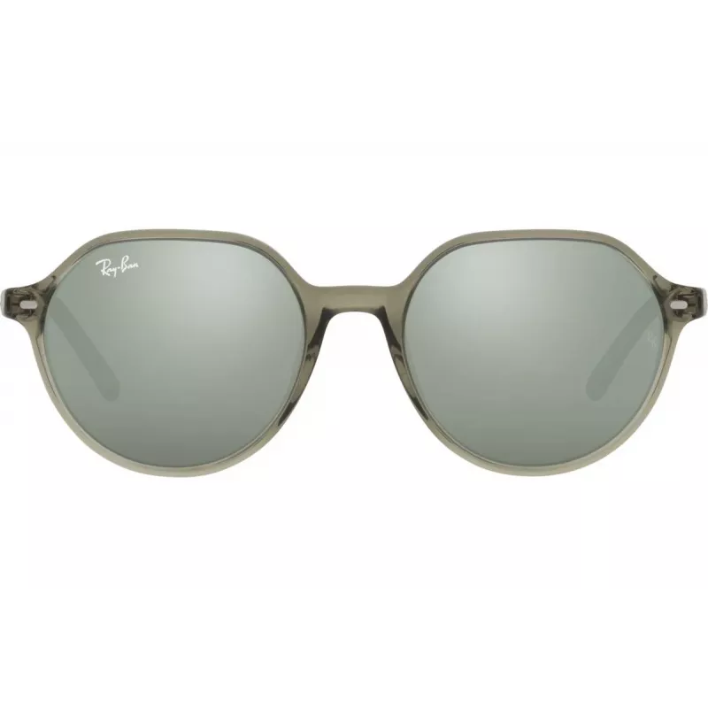 Ray-Ban RB2195 Hawkeye Sonnenbrille Transparent Grau Hellblau/Violett Verlauf 51mm