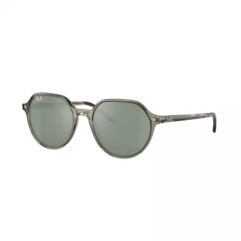 Ray-Ban RB2195 Hawkeye Sonnenbrille Transparent Grau Hellblau/Violett Verlauf 51mm