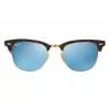 Ray-Ban RB3016 Clubmaster Sonnenbrille 51/21/145 Havana Green Mirror Silver