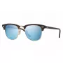Ray-Ban RB3016 Clubmaster Sonnenbrille 51/21/145 Havana Green Mirror Silver