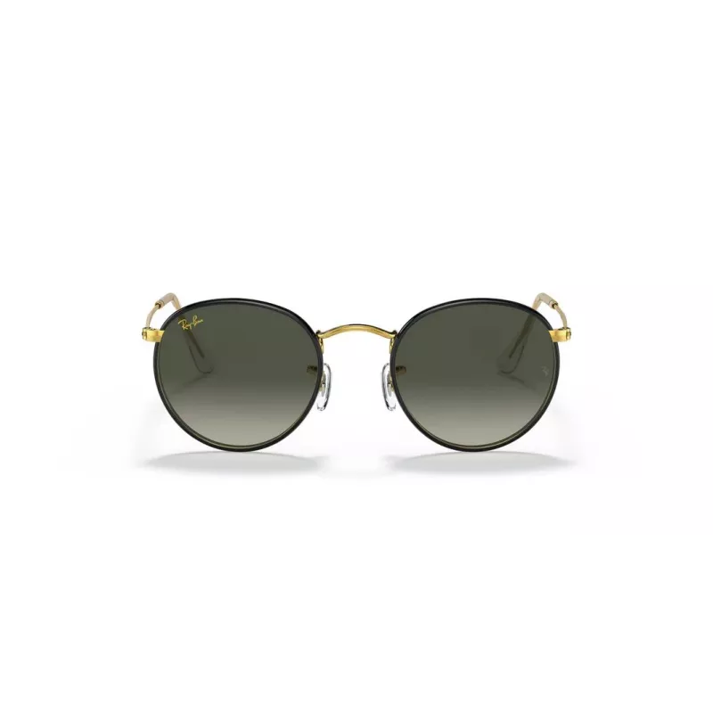 Ray-Ban RB3447JM91967 Sonnenbrille Unisex Runde Metall Gold Rahmen Dunkelgrüne Gläser 50/21/145 mm