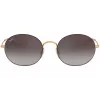 Ray-Ban RB3594-9114U0 Hexagonale Sonnenbrille Unisex 53/20/145 mm Gold Gestell Hellbraun Verlaufsglas