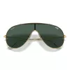 Ray-Ban RB3597 Wings Sonnenbrille Transparent Grauer Rahmen Grau Verlaufsglas 133mm