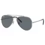 Ray-Ban RB3625003R562 New Aviator Sonnenbrille Unisex Gold Metall Grau Verlauf 62mm