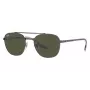 Ray-Ban RB3688 Sonnenbrille Gunmetal Green G-15 57mm