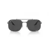 Ray-Ban RB3699 Unisex Sonnenbrille, Gunmetal Rahmen, Grau Verlauf Gläser, 56 mm
