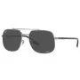 Ray-Ban RB3699 Unisex Sonnenbrille, Gunmetal Rahmen, Grau Verlauf Gläser, 56 mm