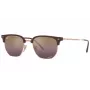 Ray-Ban RB4416F 6654G9 Unisex Sonnenbrille - Transparent Grauer Rahmen, Graue Verlaufsgläser, 53 mm
