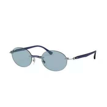 Ray-Ban RB8060-004-80 Unisex Pilot Sonnenbrille Gunmetal Grau 54mm
