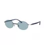 Ray-Ban RB8060-004-80 Unisex Pilot Sonnenbrille Gunmetal Grau 54mm