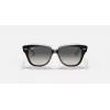 Ray-Ban RB9186S Kinder-Sonnenbrille 711611 Transparenter blauer Rahmen Grauer Verlaufsglas 46mm