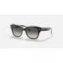 Ray-Ban RB9186S Kinder-Sonnenbrille 711611 Transparenter blauer Rahmen Grauer Verlaufsglas 46mm