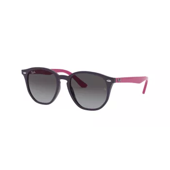 Ray-Ban RJ9070S70218G Kinder-Sonnenbrille, Transparent Grau, Quadratisch, 46 mm