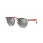 Ray-Ban RJ9070S70636G Kinder-Sonnenbrille Transparent Grauer Propionat-Rahmen Hellblau Verlaufsglas 46mm