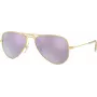 Ray-Ban RJ9506S2494V5 Kinder-Sonnenbrille - Transparenter blauer Rahmen, blaue Verlaufsgläser, 50 mm Glasbreite