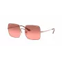 Ray-Ban Square 1971 RB1971 Sonnenbrille Gold Dunkelgrau 54mm Unisex
