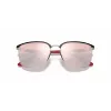 Ray-Ban Unisex RB3673MF060H2 Geometrische Gold-Sonnenbrille mit dunkelblauen Gläsern, 56 mm