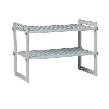 RAYEN 6018 Ausziehbares Spülbecken-Ablagefach Grau 320-570 mm