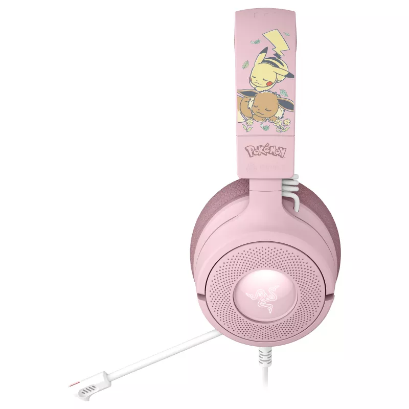 Razer Kraken V4 X Pokémon Pikachu & Eevee Edition Kabelgebundenes Gaming-Headset, USB-A, 7.1 Surround, Chroma RGB