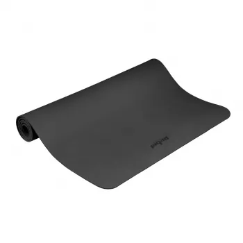 REBEL ACTIVE Trainingsmatte 200x115x1 cm TPE Schwarz für Yoga, Pilates, Fitness