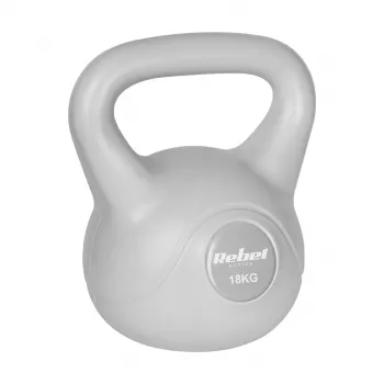 REBEL ACTIVE Kettlebell Bitumengrau 18 kg RBA-2322G-18