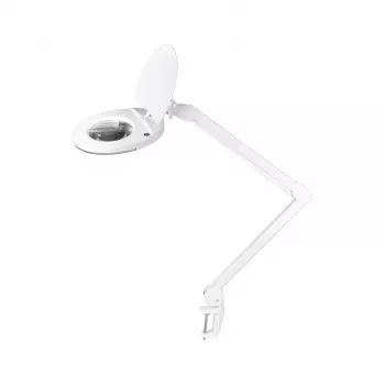 REBEL Inspektionsleuchte mit Lupe 5D 8W (60 SMD) - Weiß