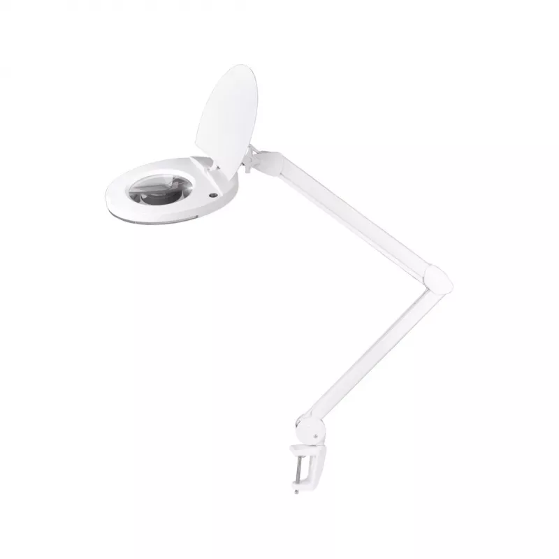 REBEL Inspektionsleuchte mit Lupe 5D 8W (60 SMD) - Weiß