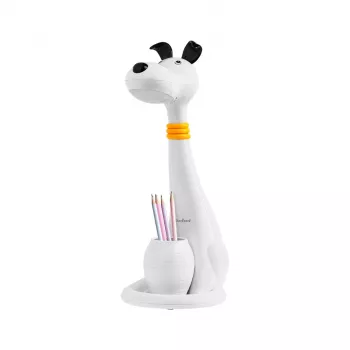 REBEL KOM1015.1 LED-Tischleuchte mit flexiblem Hundearm, Touch-Dimmer, 200 lm, neutralweiß, USB-betrieben