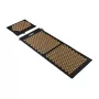 REBEL RBA-6012-GL ECO Akupressur-Matten-Set mit Kissen, XL 110x42 cm, goldene Spikes, natürliche Baumwolle & Kokosfaser
