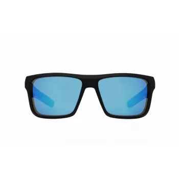 Red Bull Spect Kane Sonnenbrille - Matt Schwarz / Smoke mit Blue Revo Mirror