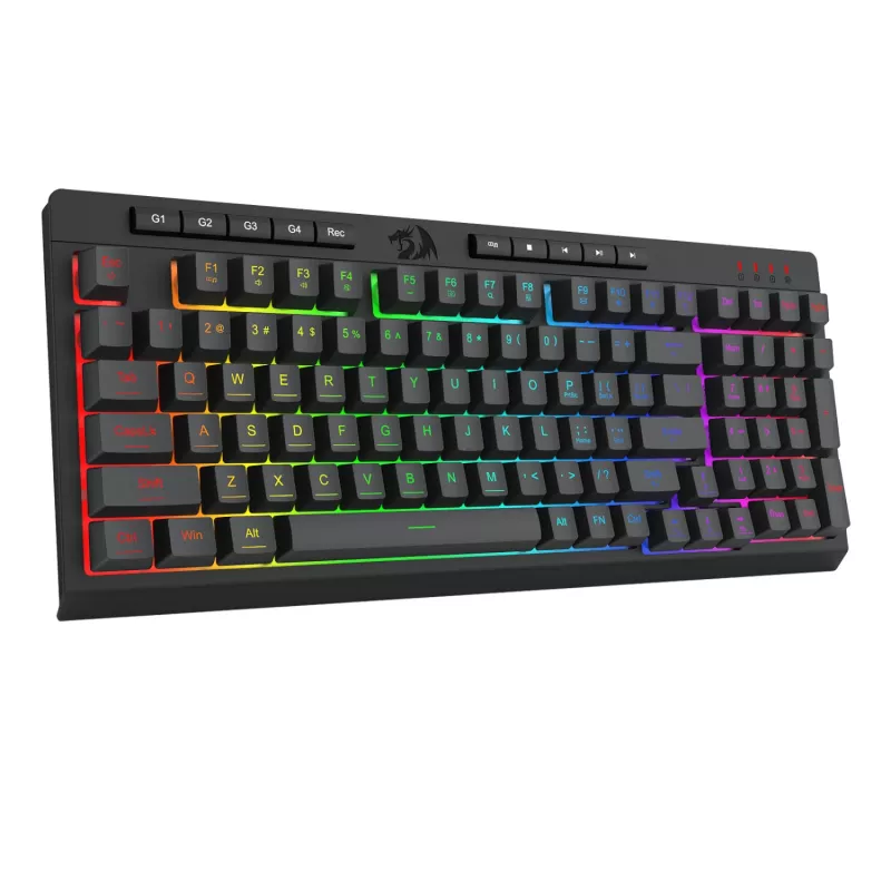 Redragon 4-in-1 Gaming-Kombo: RGB-Tastatur, Maus, Mauspad & Headset