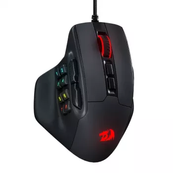 REDRAGON Aatrox 6200DP RGB MMO Gaming-Maus - Schwarz
