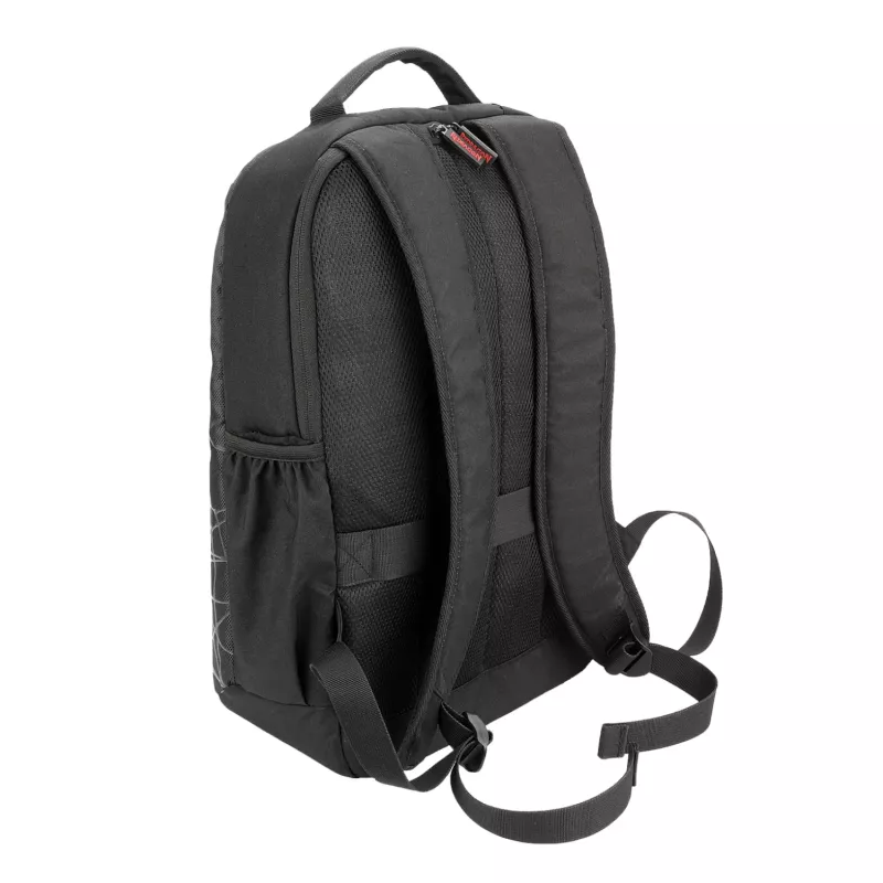 REDRAGON AENEAS 15 Gaming-Rucksack - wasserabweisendes Polyester, gepolstertes 15,6-Zoll-Laptopfach, Schwarz mit roten Akzenten