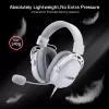 REDRAGON AURORA Over-Ear Gaming-Headset - Weiß (50-mm-Treiber, RGB-LED, abnehmbares Mikrofon)
