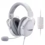 REDRAGON AURORA Over-Ear Gaming-Headset - Weiß (50-mm-Treiber, RGB-LED, abnehmbares Mikrofon)