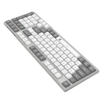 Redragon BK-7113 SCISSOR Full-Sized Kabelgebundene USB-Gaming-Tastatur - RGB-Hintergrundbeleuchtung, Low-Profile-Scherenschalter, 104 Tasten, Anti-Ghosting, Schwarz