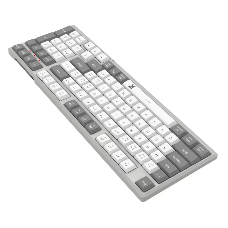 Redragon BK-7113 SCISSOR Full-Sized Kabelgebundene USB-Gaming-Tastatur - RGB-Hintergrundbeleuchtung, Low-Profile-Scherenschalter, 104 Tasten, Anti-Ghosting, Schwarz