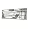 Redragon BK-7113 SCISSOR Full-Sized Kabelgebundene USB-Gaming-Tastatur - RGB-Hintergrundbeleuchtung, Low-Profile-Scherenschalter, 104 Tasten, Anti-Ghosting, Schwarz
