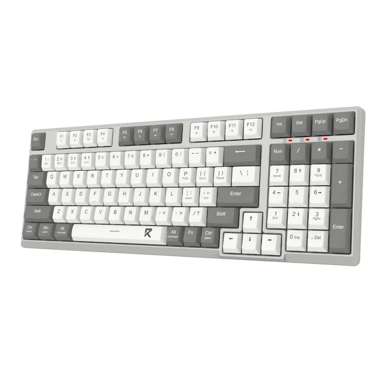 Redragon BK-7113 SCISSOR Full-Sized Kabelgebundene USB-Gaming-Tastatur - RGB-Hintergrundbeleuchtung, Low-Profile-Scherenschalter, 104 Tasten, Anti-Ghosting, Schwarz
