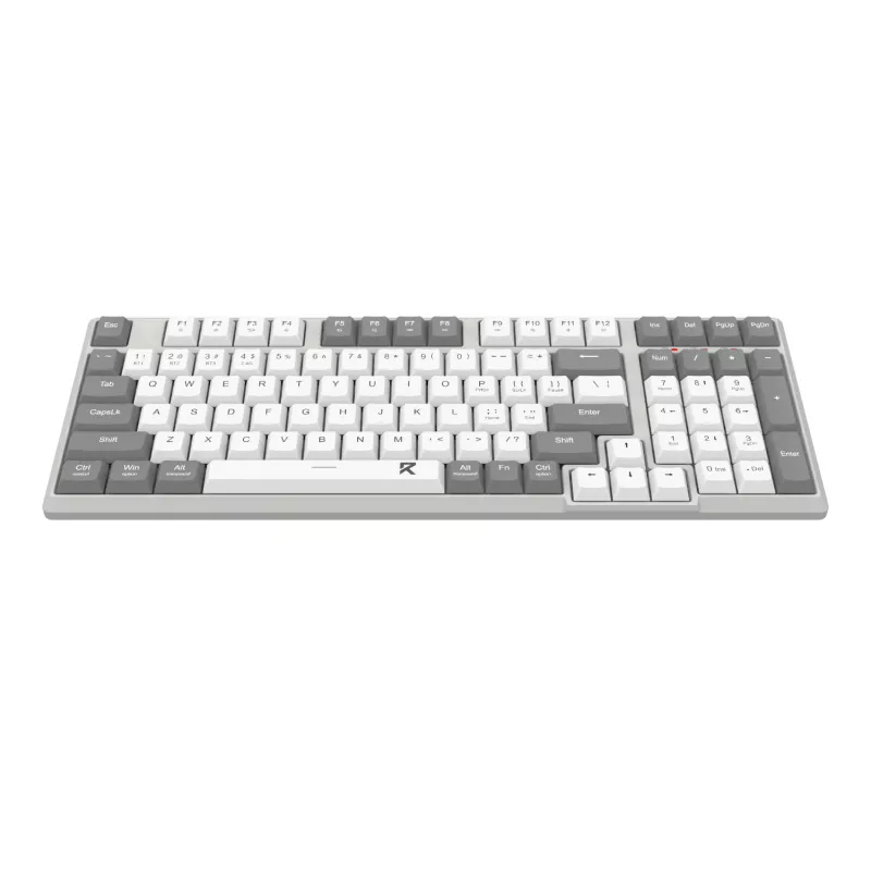 Redragon BK-7113 SCISSOR Full-Sized Kabelgebundene USB-Gaming-Tastatur - RGB-Hintergrundbeleuchtung, Low-Profile-Scherenschalter, 104 Tasten, Anti-Ghosting, Schwarz