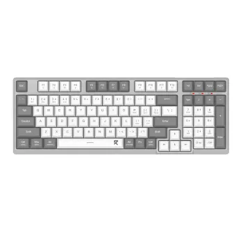Redragon BK-7113 SCISSOR Full-Sized Kabelgebundene USB-Gaming-Tastatur - RGB-Hintergrundbeleuchtung, Low-Profile-Scherenschalter, 104 Tasten, Anti-Ghosting, Schwarz