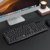Redragon BK-7367 Full-size Ergonomische Kabellose Membran-Bürotastatur - Schwarz
