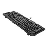 Redragon BK-7367 Full-size Ergonomische Kabellose Membran-Bürotastatur - Schwarz