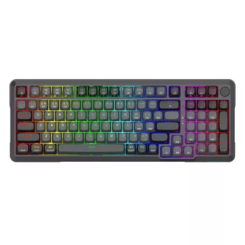 Redragon BRAGI PRO K688 98+1 Gasket Wireless Mechanische Tastatur (Triple Mode, RGB, Hot-Swappable, Cream Linear Switches)