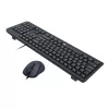 Redragon BS-7092 Kabelgebundenes Gaming-Tastatur- und Maus-Set, RGB-Hintergrundbeleuchtung, 3200 DPI, Schwarz