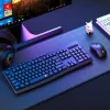 Redragon BS-7367-A Kabellose Tastatur-Maus-Kombination - Schwarz, Full-Size-Membran, 2,4 GHz, verstellbare DPI